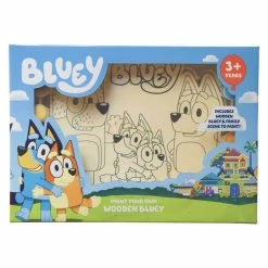 Paint Your Own Wooden Bluey Family