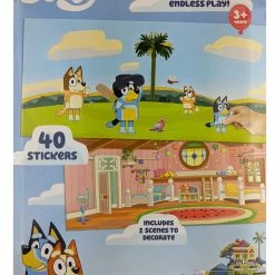 Bluey Stick A Scene Activity Set With 40 Stickers