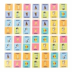 Bluey Wooden Dominoes Set -Aussietoys shop JA BLU251C 2