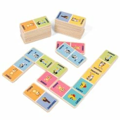 Bluey Wooden Dominoes Set -Aussietoys shop JA BLU251C 5