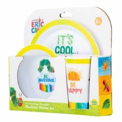 The Very Hungry Caterpillar 3 Piece Mealtime Set -Aussietoys shop JA HC8000 2