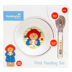 Paddington Bear Paddington First Feeding Set -Aussietoys shop JA PB1604 2
