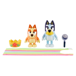 Bluey Queens Bingo & Bluey Figurines 2 Pack -Aussietoys shop MO 13082 ROYAL 2