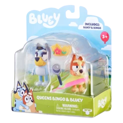 Bluey Queens Bingo & Bluey Figurines 2 Pack -Aussietoys shop MO 13082 ROYAL 3