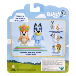 Bluey Queens Bingo & Bluey Figurines 2 Pack -Aussietoys shop MO 13082 ROYAL 4
