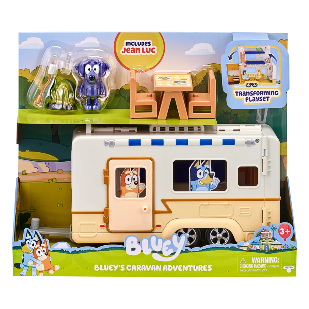 Bluey's Caravan Adventures Playset With Jean Luc 4 Bluey's Caravan Adventures Playset With Jean Luc - Image 4