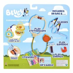 Bluey Cloud Bag Doctor's Set -Aussietoys shop MO 13095 2