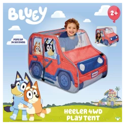 Bluey Heeler Family 4WD Pop Up Play Tent
