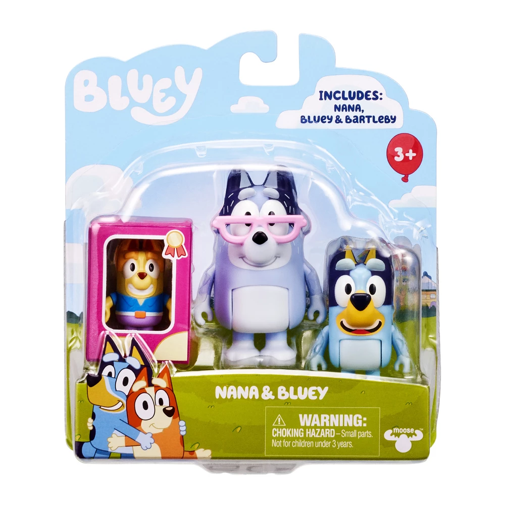 Bluey Christmas Swim Figure 2-Pack: Nana, Bluey & Bartleby 2 Bluey Christmas Swim Figure 2-Pack: Nana, Bluey & Bartleby - Image 2