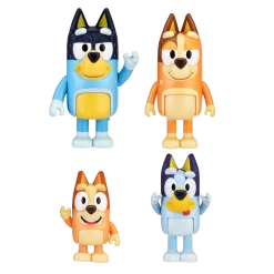Bluey & Family New Expressions Mini Figurines 4 Pack 7.5cm -Aussietoys shop MO 17195 2