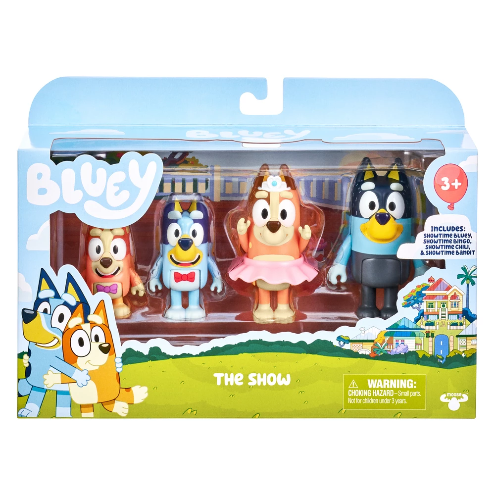 Bluey The Show Family Figurines 4 Pack 2 Bluey The Show Family Figurines 4 Pack - Image 2