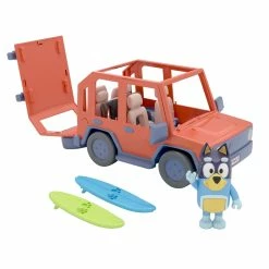 Bluey Heeler 4WD Family Vehicle Playset With Bandit Figurine