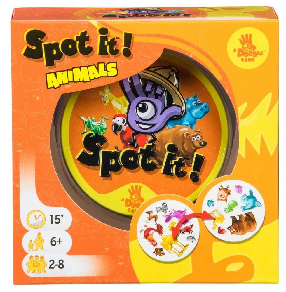 Moose Games SPOT IT! Animals Card Game 1 Moose Games SPOT IT! Animals Card Game