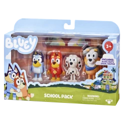 4-Pack Figurines: Bluey, Chloe, Calypso & Rusty -Aussietoys shop MO000121 2