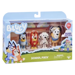 4-Pack Figurines: Bluey, Chloe, Calypso & Rusty -Aussietoys shop MO000121 3