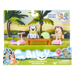 Scooter Time: Bluey & Bingo Figurines Season 4 Mini Vehicle Playset -Aussietoys shop MO000123SCOOTER 2