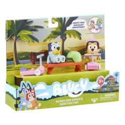 Scooter Time: Bluey & Bingo Figurines Season 4 Mini Vehicle Playset -Aussietoys shop MO000123SCOOTER 4
