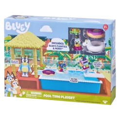 Bluey Pool Time Fun Playset Season 4 -Aussietoys shop MO000124 4