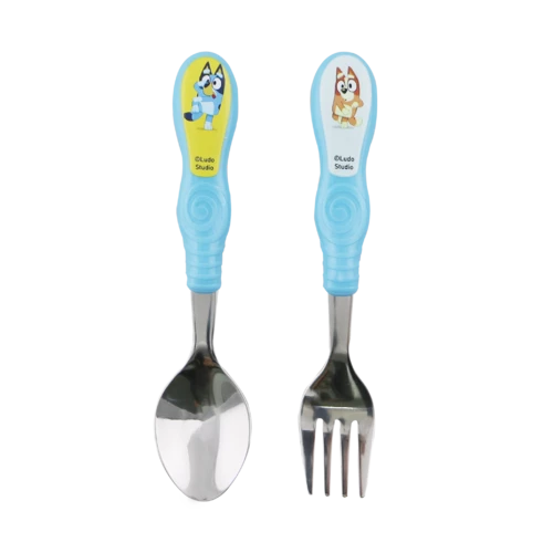 Bluey 2 Piece Cutlery Set 1 Bluey 2 Piece Cutlery Set
